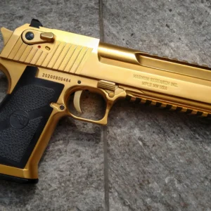 MAGNUM RESEARCH DESERT EAGLE .50 A.E. MARK XIX TITANIUM GOLD